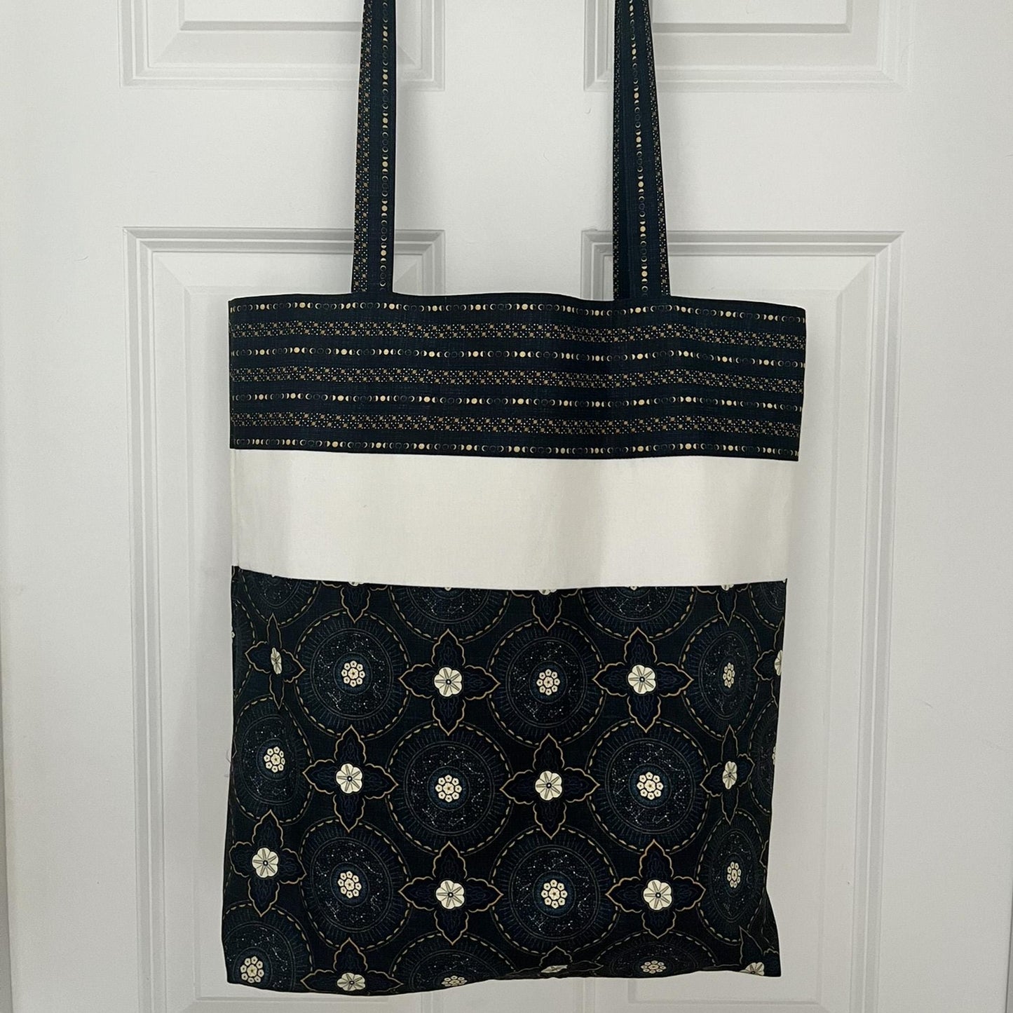 Celestial Tote Bag, Astrological Moon Phase Shoulder Bag, Witchy Tarot Tote Bag, Overnight Tote Bag, Witch Bag