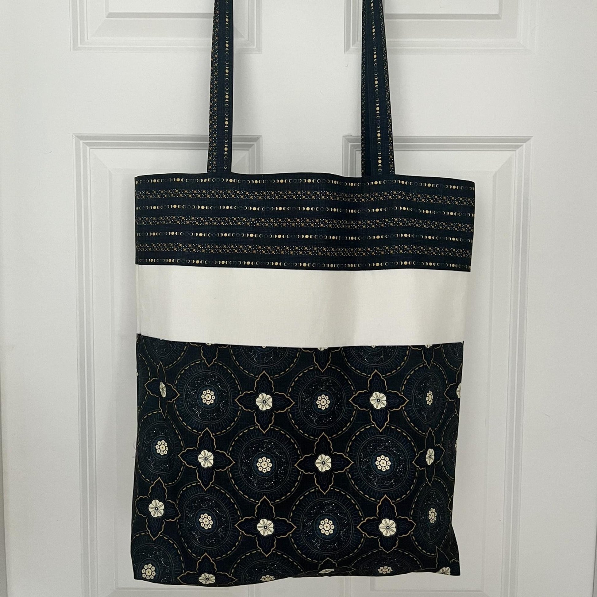 Celestial Tote Bag, Astrological Moon Phase Shoulder Bag, Witchy Tarot Tote Bag, Overnight Tote Bag, Witch Bag