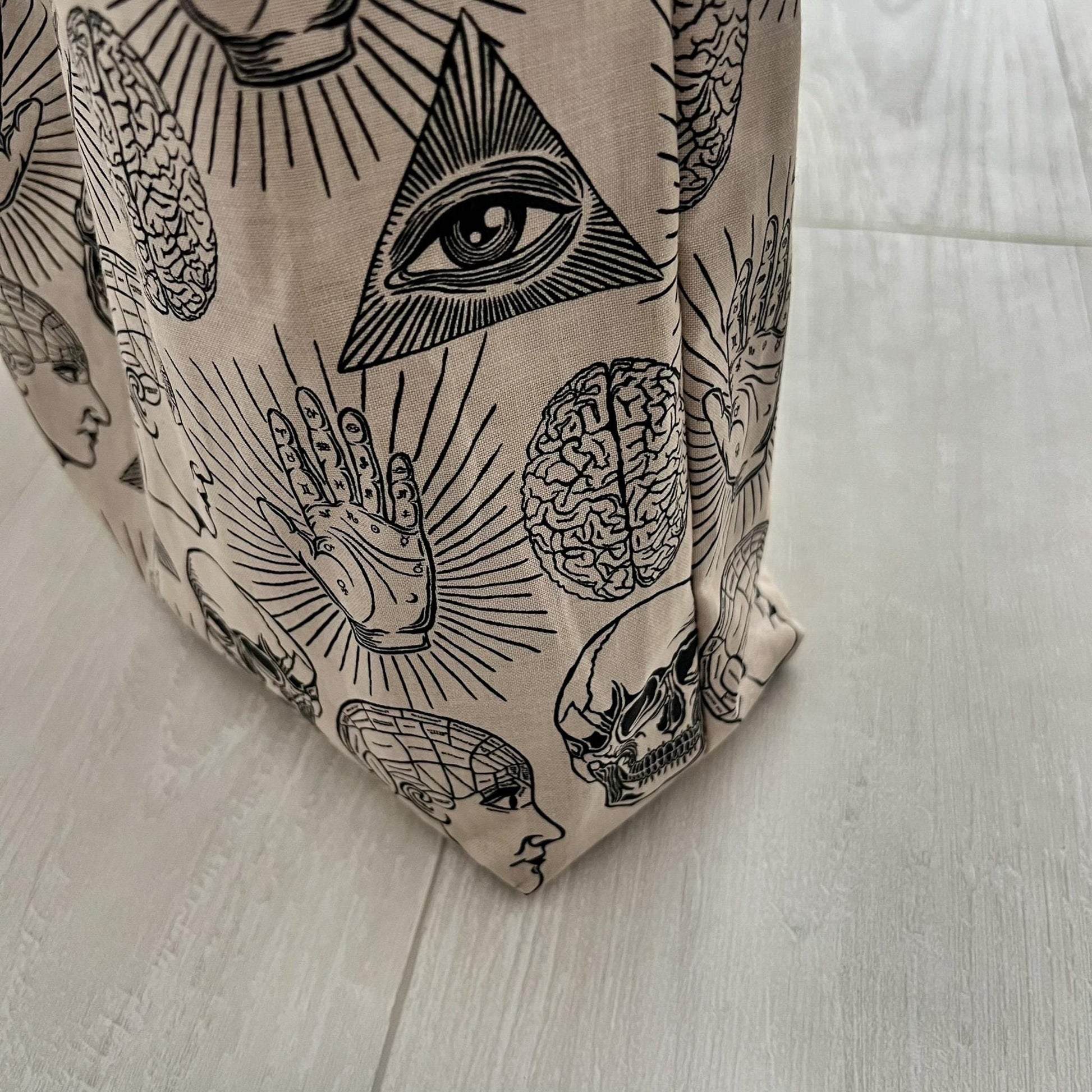 Witchy Tote Bag, Overnight Shoulder Bag, Gothic Witchy Tote Bag, Tarot Tote Bag, Witch Bag