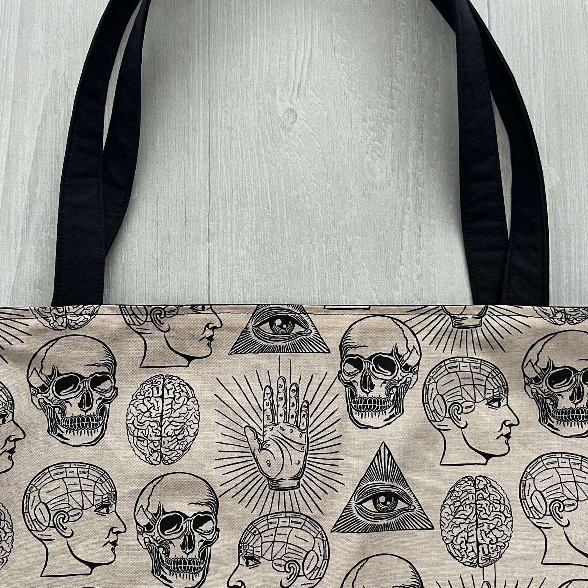 Witchy Tote Bag, Overnight Shoulder Bag, Gothic Witchy Tote Bag, Tarot Tote Bag, Witch Bag