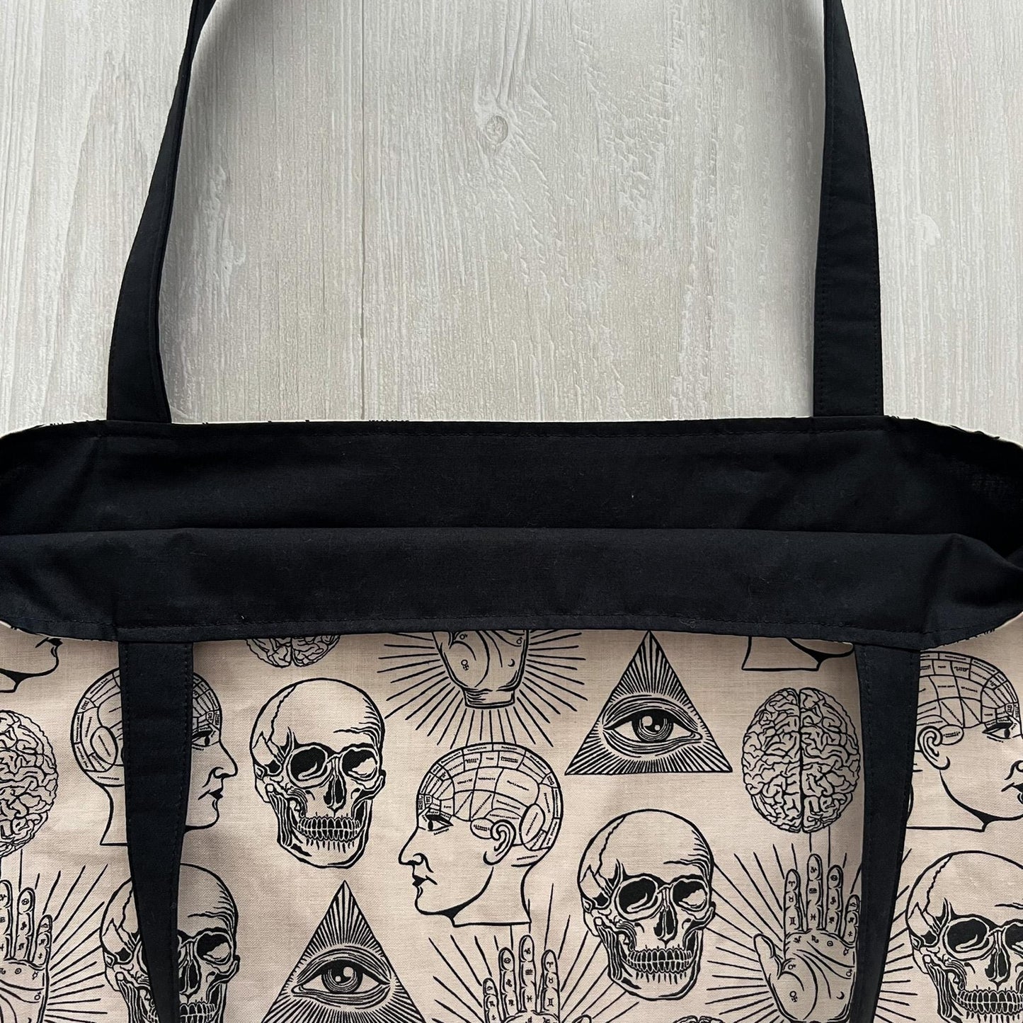 Witchy Tote Bag, Overnight Shoulder Bag, Gothic Witchy Tote Bag, Tarot Tote Bag, Witch Bag