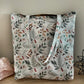 Mushroom Foliage Tote Bag, Shoulder Bag, Witchy Tarot Tote Bag, Overnight Tote Bag, Cottagecore Witch Bag