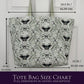 Mint Green Lunar Moth Tote Bag With Pockets, Shoulder Bag, Witchy Tarot Tote Bag, Overnight Tote Bag, Witch Bag