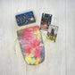 Mini Tie Dye Tarot Bag, Drawstring Pouch, Tarot Deck Storage Holder, Pocket Tarot, Pagan Witchcraft Wiccan Divination Tools Gifts & Supplies