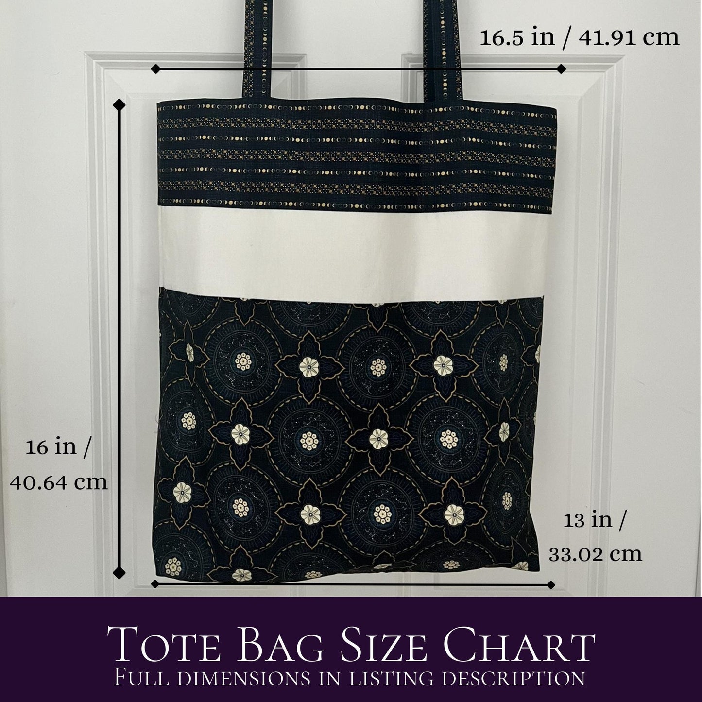 Celestial Tote Bag, Astrological Moon Phase Shoulder Bag, Witchy Tarot Tote Bag, Overnight Tote Bag, Witch Bag