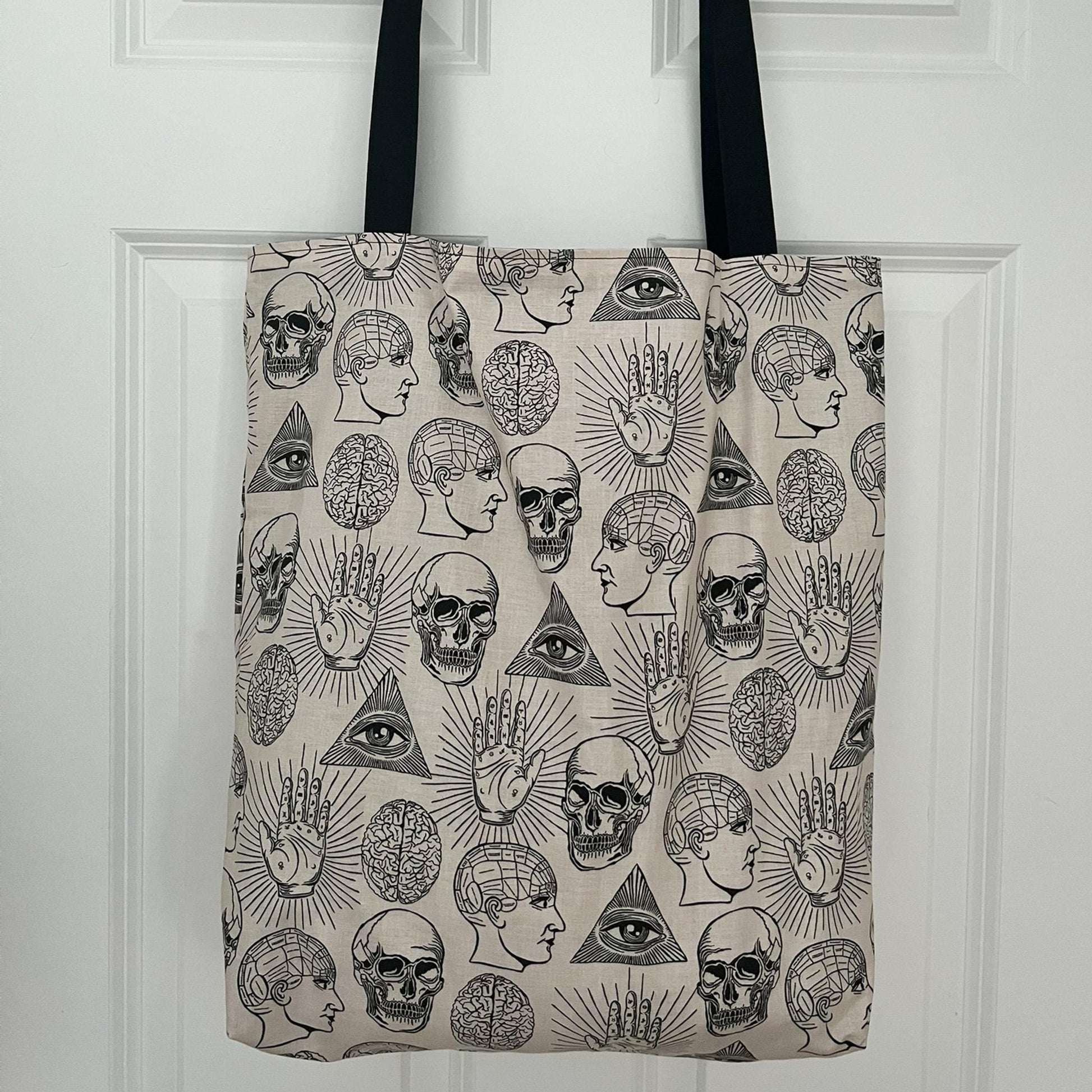 Witchy Tote Bag, Overnight Shoulder Bag, Gothic Witchy Tote Bag, Tarot Tote Bag, Witch Bag