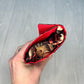 Customizable Wonderland Tarot Wrap Pouch, Alice's Adventures in Wonderland Tarot Bag, Cat White Rabbit Tarot Deck Wrap