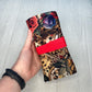Customizable Wonderland Tarot Wrap Pouch, Alice's Adventures in Wonderland Tarot Bag, Cat White Rabbit Tarot Deck Wrap