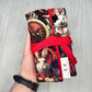 Customizable Wonderland Tarot Wrap, Alice's Adventures in Wonderland Tarot Bag, Cat White Rabbit Tarot Deck Wrap