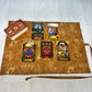 Alice's Adventures in Wonderland Tarot Bag, Wonderland Tarot Wrap, Vintage Like Watercolor Alice Tarot Wrap