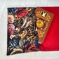 Customizable Wonderland Tarot Wrap Pouch, Alice's Adventures in Wonderland Tarot Bag, Cat White Rabbit Tarot Deck Wrap