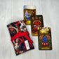 Customizable Wonderland Tarot Wrap, Alice's Adventures in Wonderland Tarot Bag, Cat White Rabbit Tarot Deck Wrap