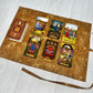 Customizable Wonderland Tarot Wrap, Alice's Adventures in Wonderland Tarot Bag, Cat White Rabbit Tarot Deck Wrap