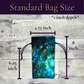 Standard Sized Blue Galactic Tarot Bag