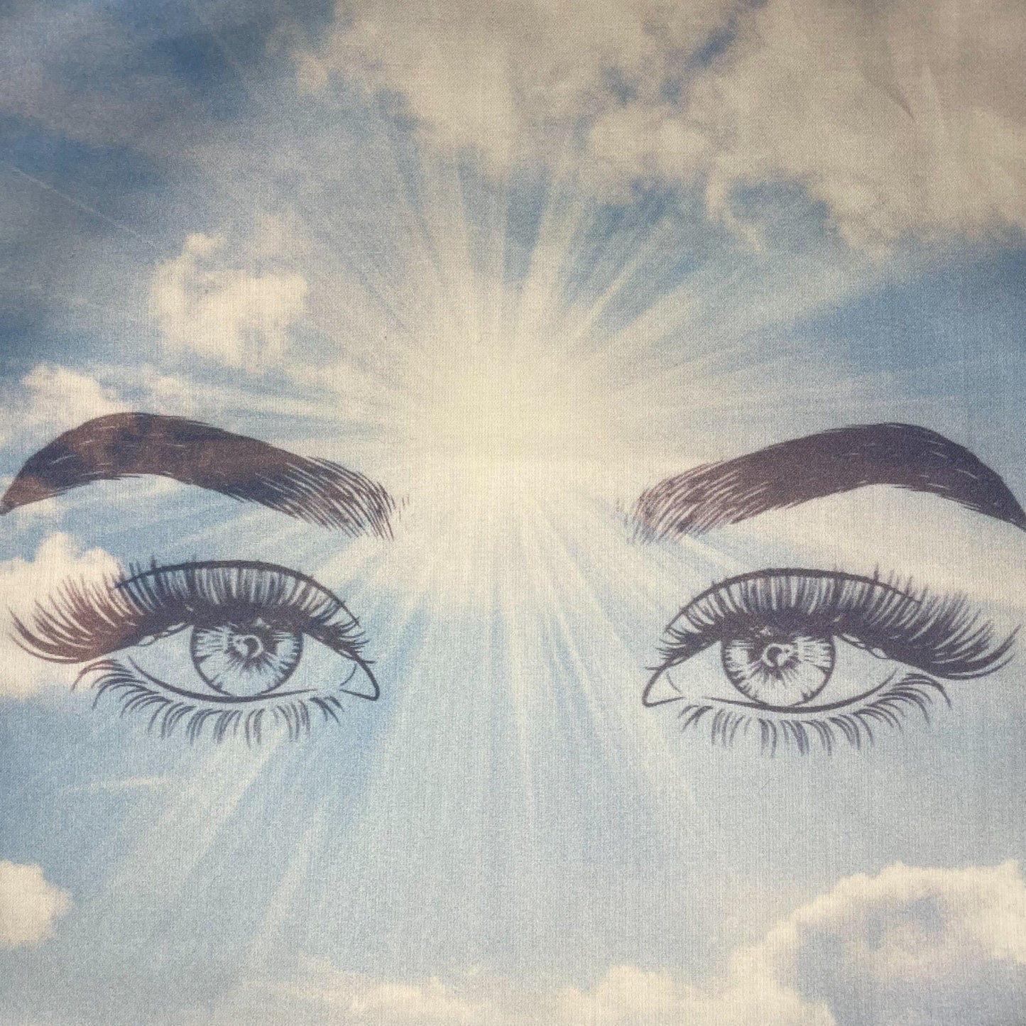 Eyes in the Sky Tarot Altar Cloth - 14"x14"