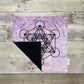 Purple Metatron's Cube Tarot Altar Cloth - 14"x14"