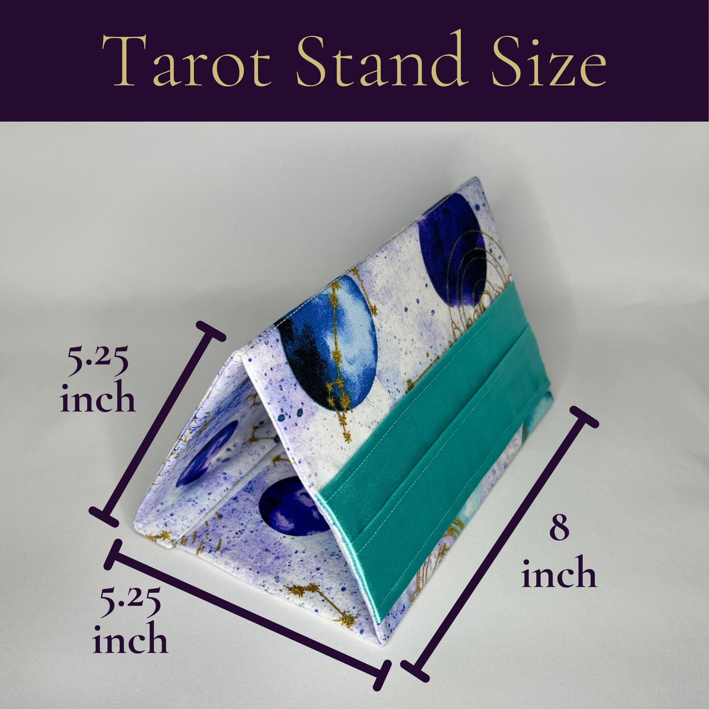 Blue Celestial Tarot Card Stand