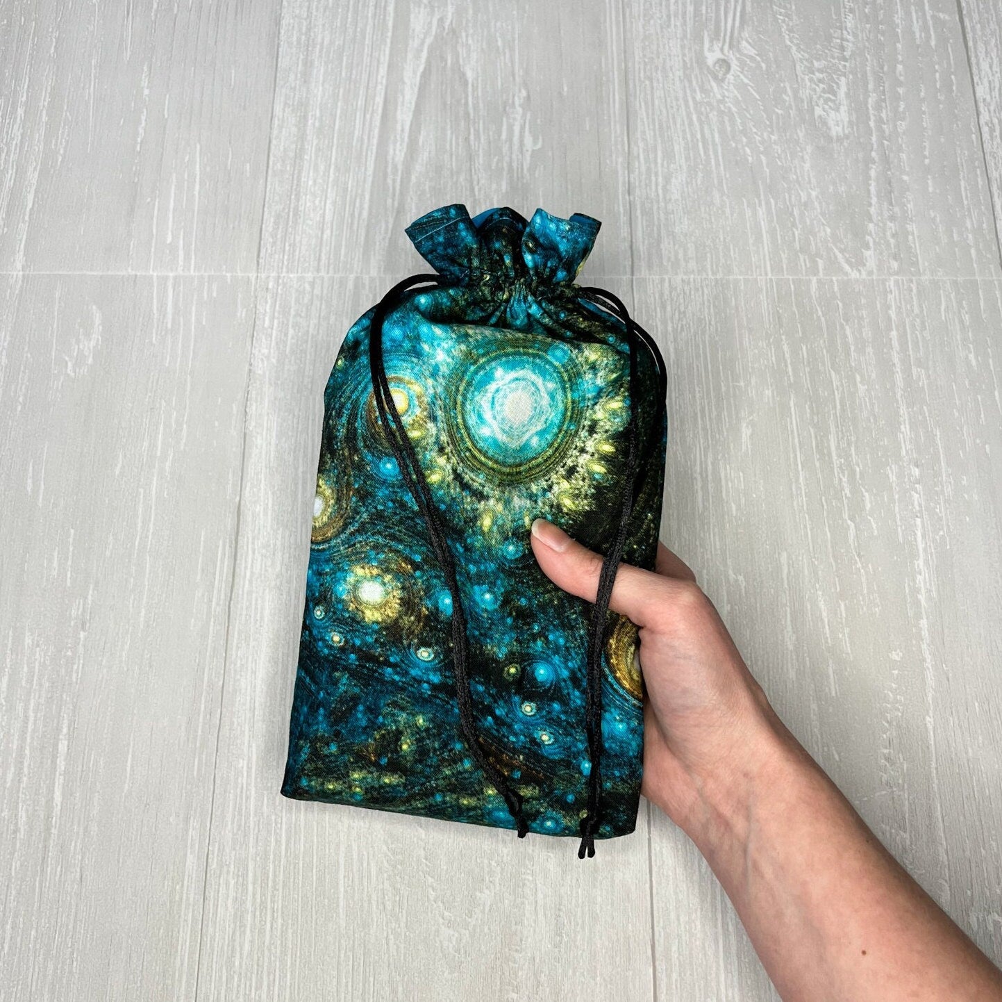 Large Sized Blue Galactic Tarot Bag