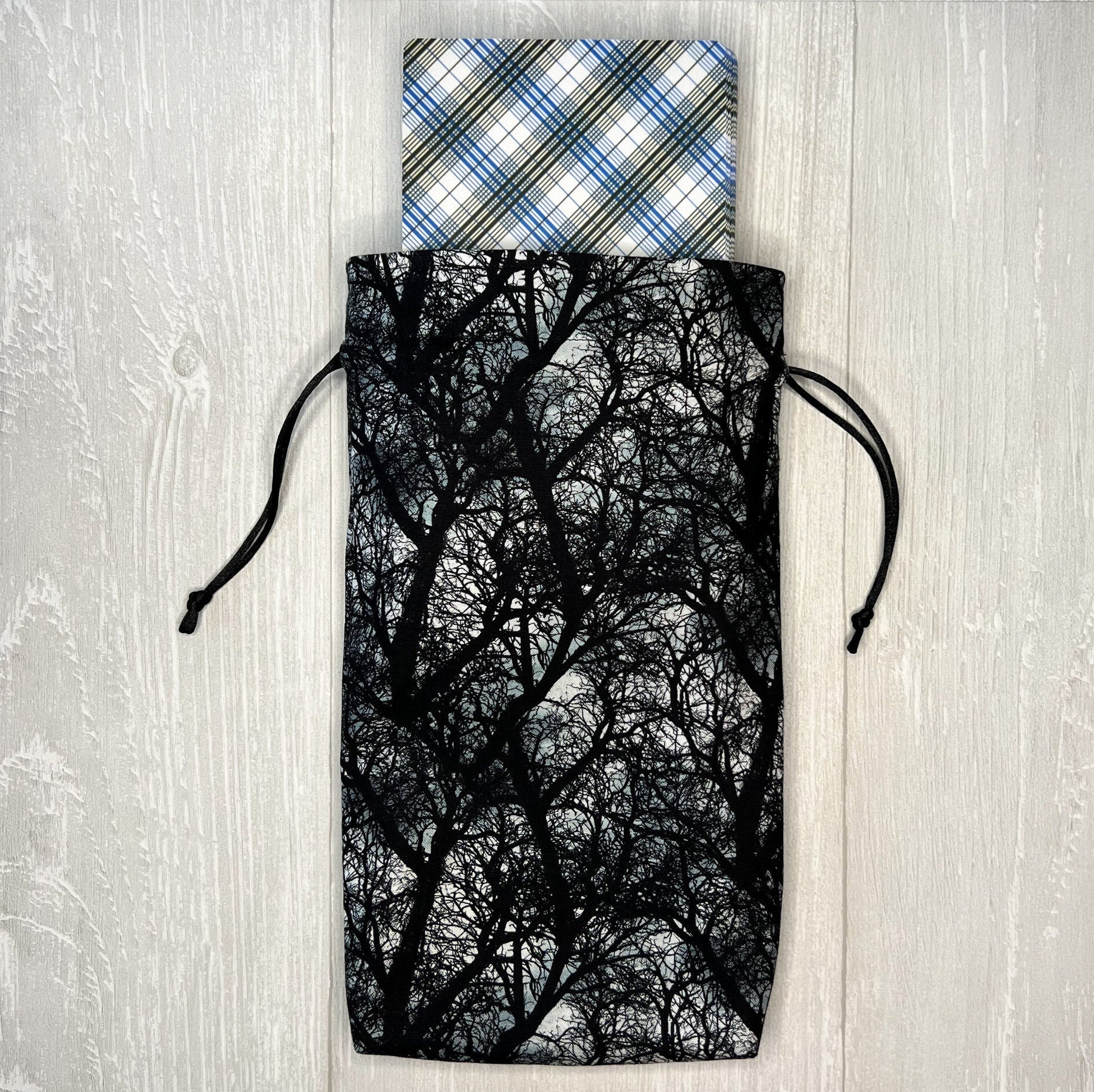 Forest Large Tarot Bag, Drawstring Pouch for Tarot & Oracle Deck, Divination Tools, Giant Tarot Deck, Witchcraft and Wiccan Gift Supplies