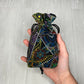 Mini Sized Geometric Drawstring Bag