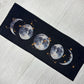 Mini Moon Phase Tarot Cloth, 5.5"x14.5" Rectangle Altar Cloth, Lunar Tarot Reading Supplies & Accessories, Rune Casting Cloth, Tarot Reader