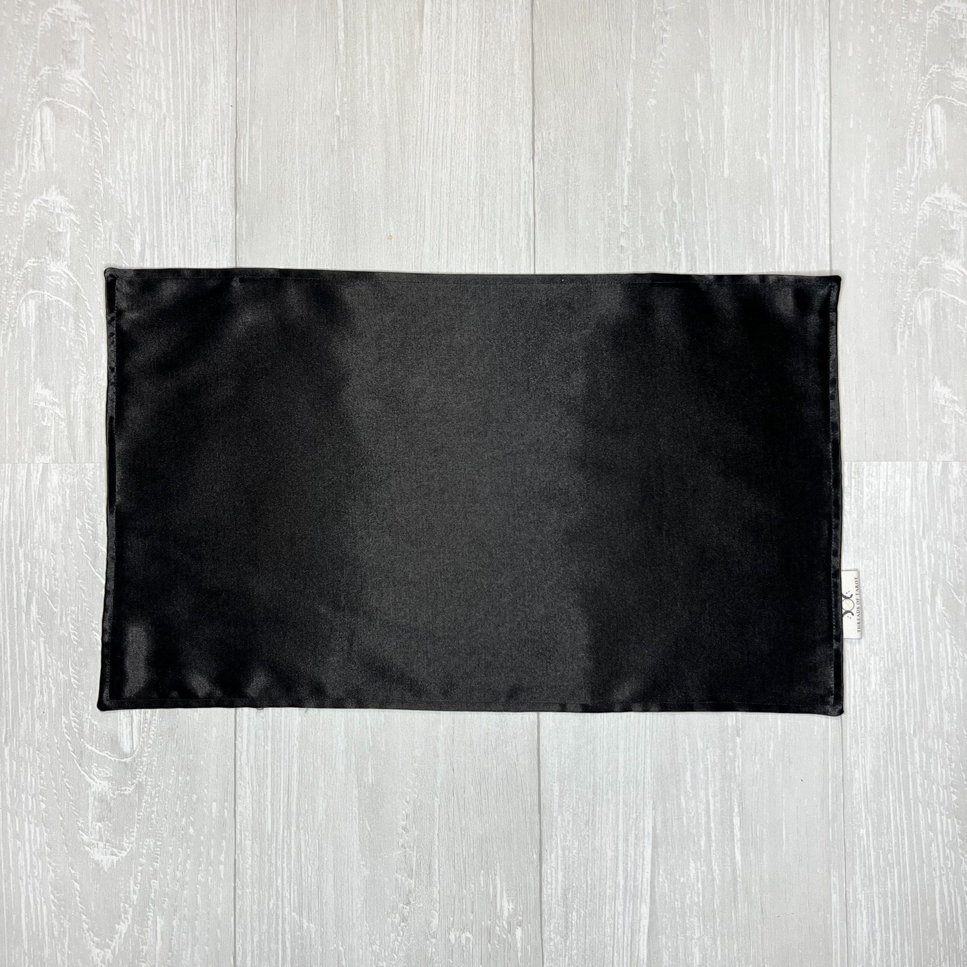 Small Black Satin Altar Cloth, Tarot Reading Cloth, Ritual Cloth, Rune Casting, Tarot Reading Supplies, Divination Tool, Witch Altar Decor